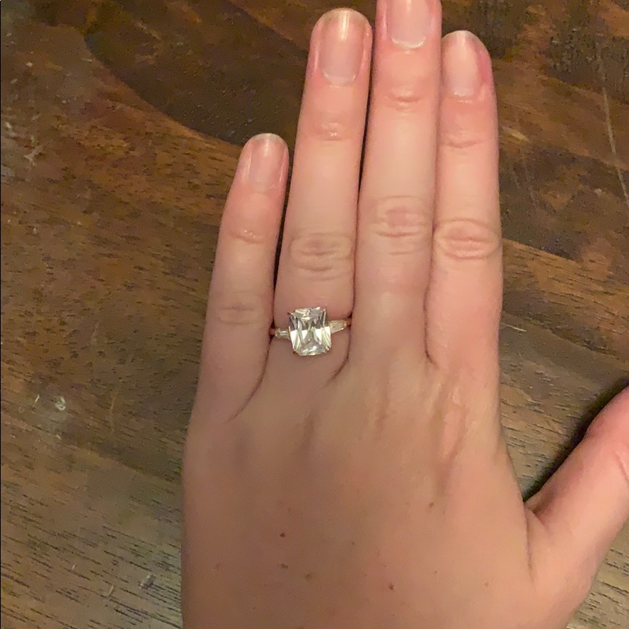 Simulated Diamond Ring